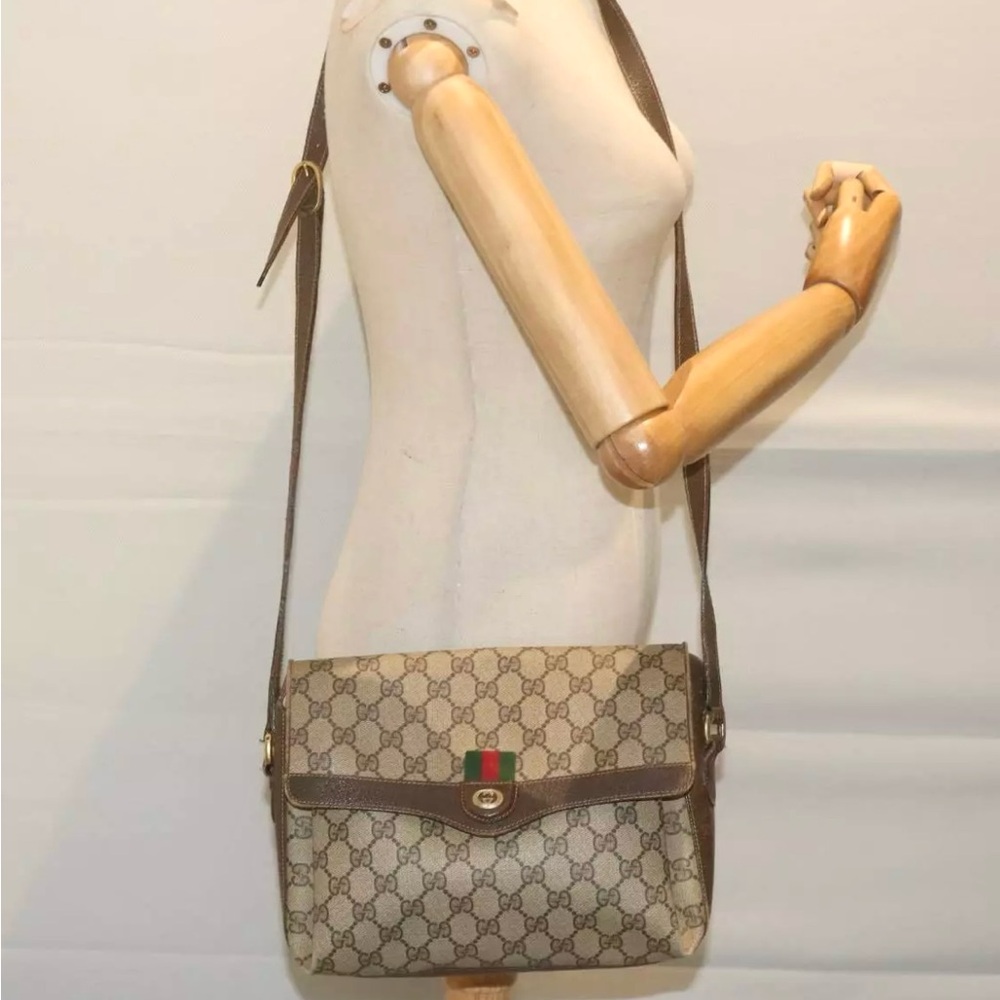 Gucci Beige and Brown Crossbody Bag - Picture 2 of 12